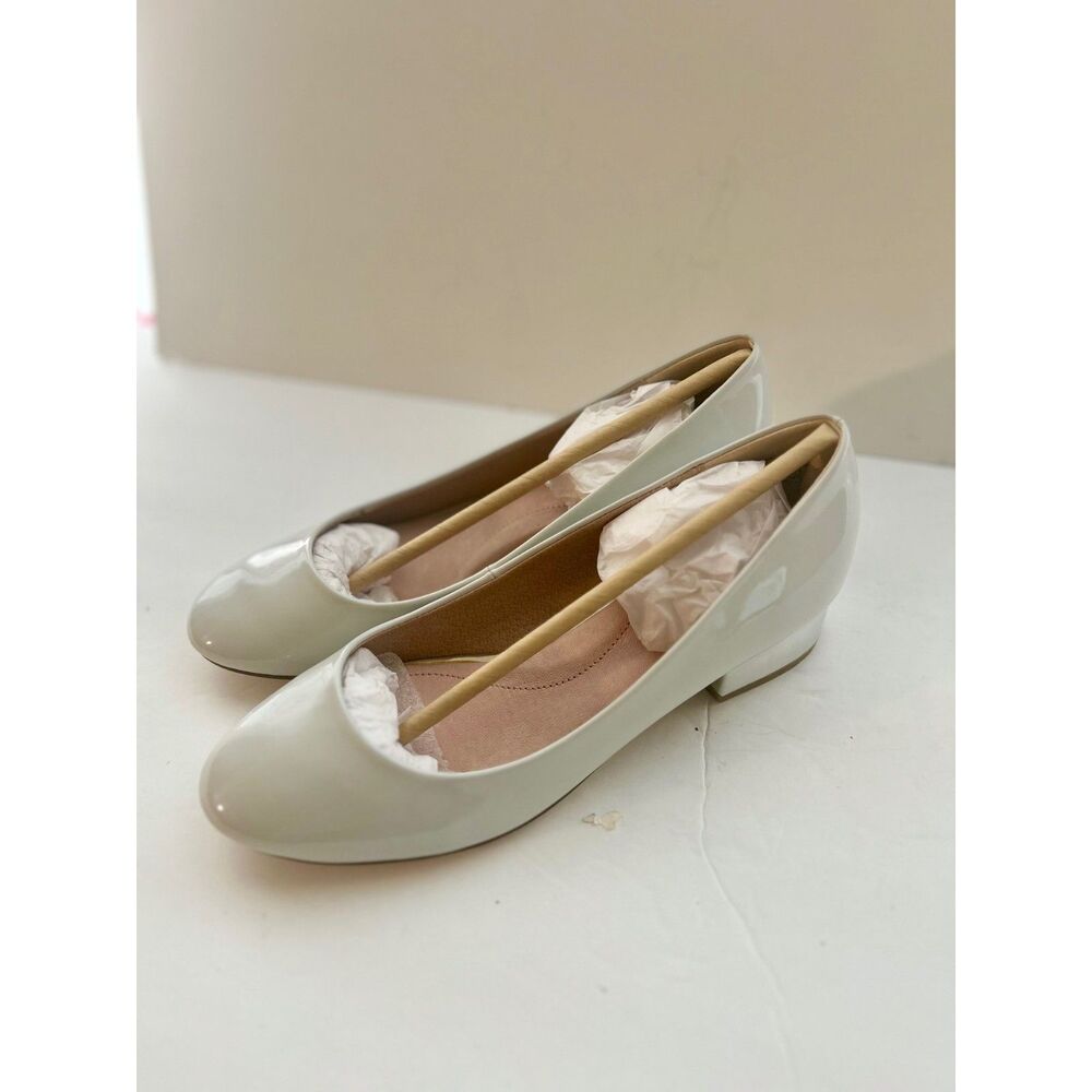 Lands End Romy Pump, Faint Gray, Size 7, NIB